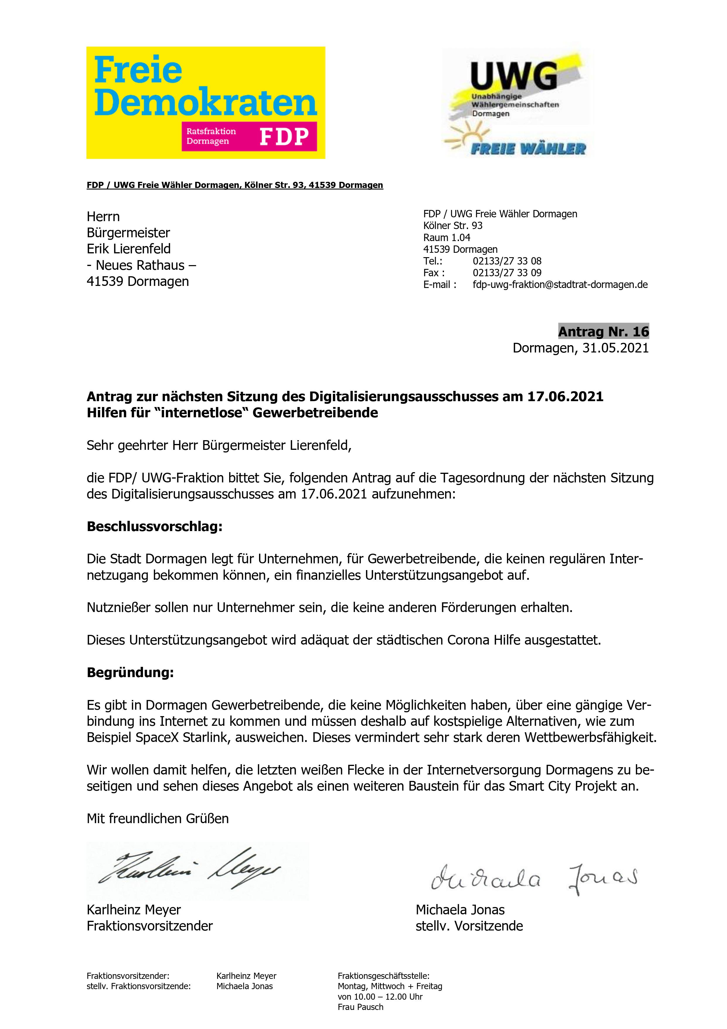 Hilfen für “internetlose“ Gewerbetreibende 